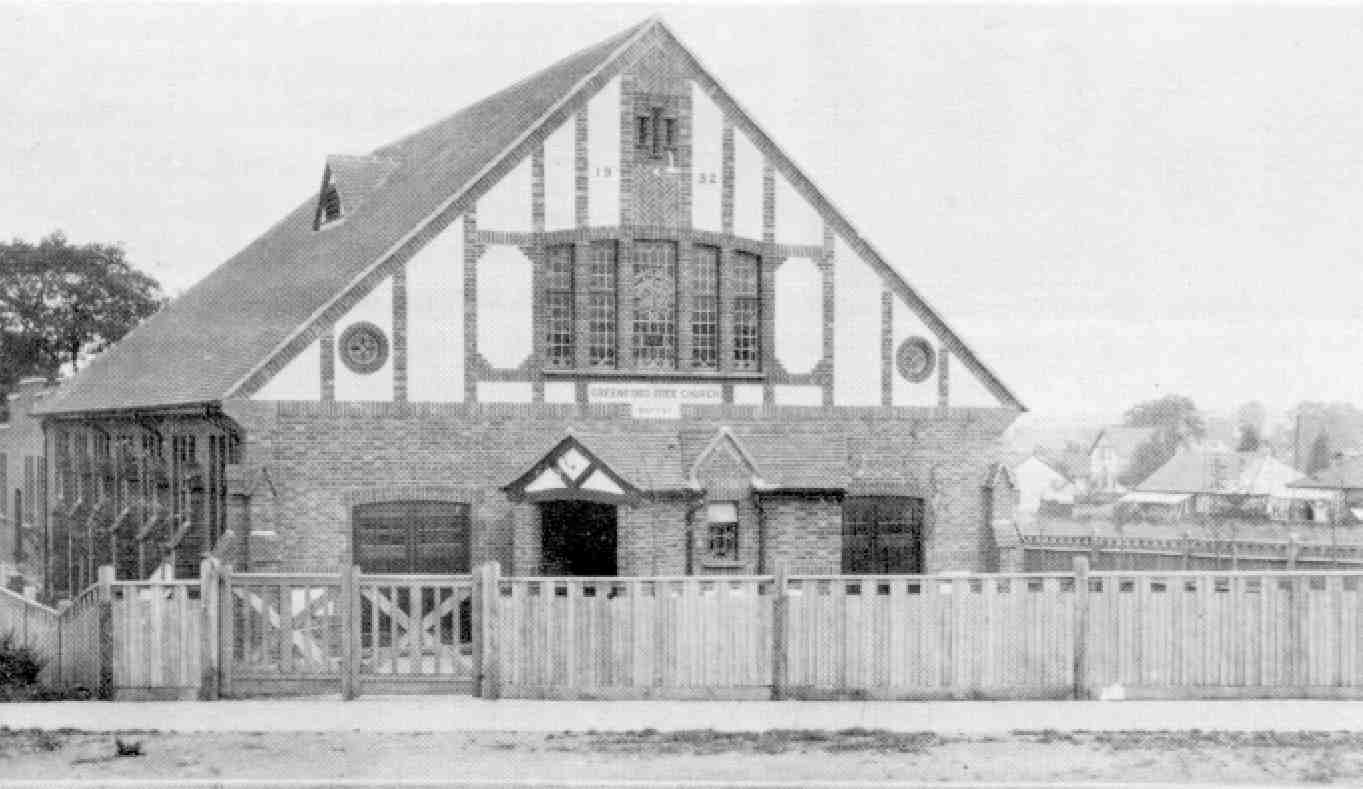 Greenford Baptist Church original building